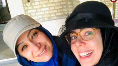 عکس| سفر زمان؛ عکس یادگاری «مژگان عباسی و جواد جوادی» (بچه‌مهندس3) در یک مراسم