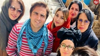 عکس| سفر به تاریخ؛ «مسعود تابش» (بچه مهندس) در کنار پدرزنش «یدالله صمدی»